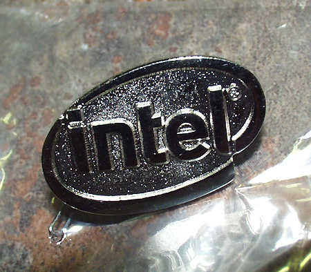 Silver Intel Lapel Pin - MINT